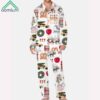 Christmas In New York Satin Pajama Set For Men