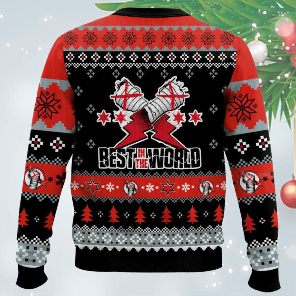 Cm Punk Best In The World Ugly Sweater 1