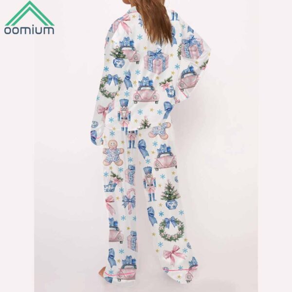 Coquette Chinoiserie Christmas Satin Pajama Set 2