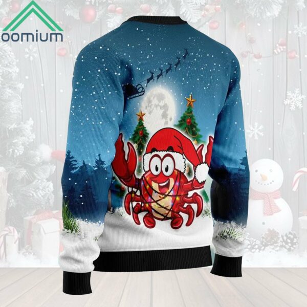 Crabs Santa Claws Ugly Christmas Sweater