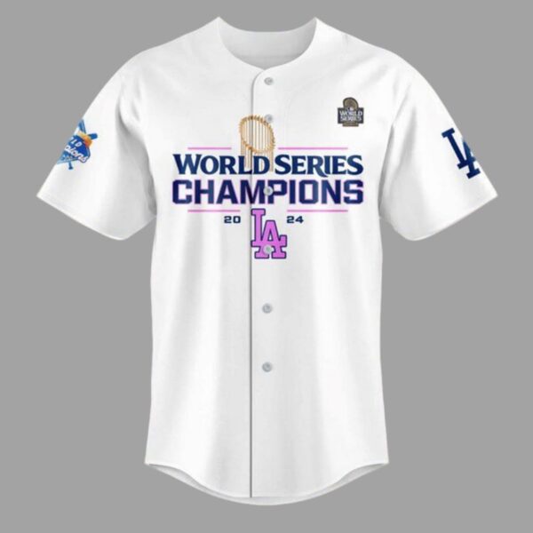 DODGERS ARE WORLD CHAMPS 2024 Baseball Jersey 1