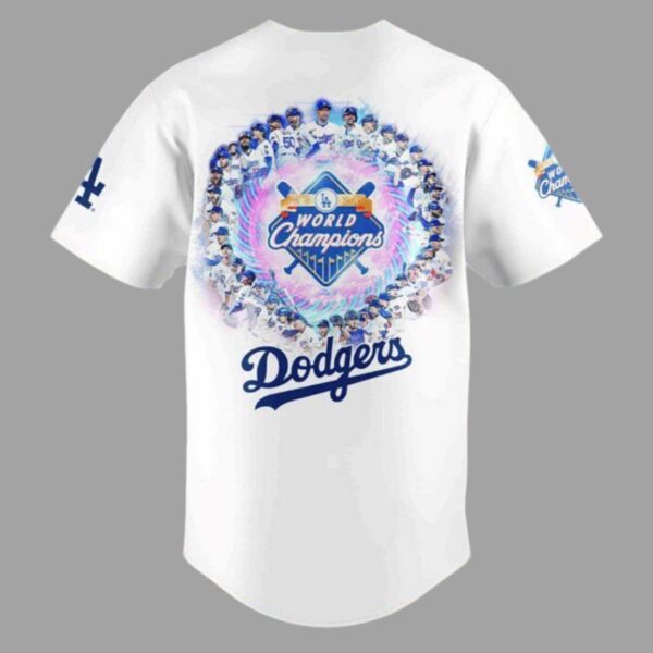 DODGERS ARE WORLD CHAMPS 2024 Baseball Jersey 2