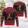 Deadpool X Wolverine Ugly Christmas Sweater