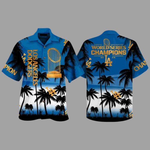 Dodgers 2024 World Series Champions Hawaiian Shirt