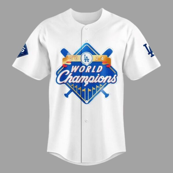 Dodgers 2024 World Series Champions Jersey 1