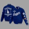 Dodgers 8 Times World Series Champions Baseball Jacket