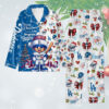 Dodgers All I Want For 2024 Christmas Is Dodgers Pajamas Set 1