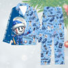 Dodgers I Bleed Blue 2024 Christmas Pajamas Set 1