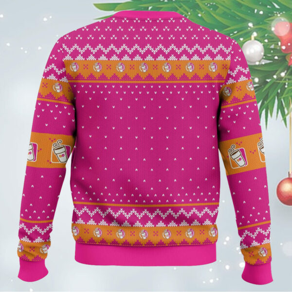 Dunkin Donuts Christmas Ugly Sweater 1