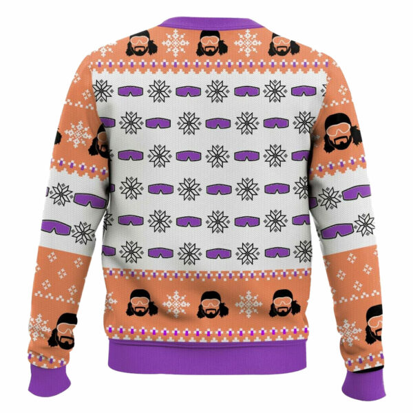 Expect The Unexpected In The Kingdom Of Madness Macho Man Ugly Sweater 1