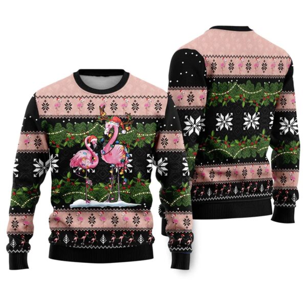 Flamingo Ugly Christmas Sweater