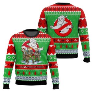 Ghostbusters Snowbusters Christmas Ugly Sweater