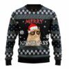 Grumpy Cat Merry Kissmyass Ugly Christmas Sweater