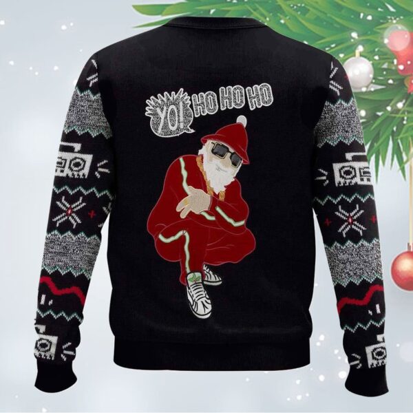 Hip hop Santa Christmas Ugly Sweater 1