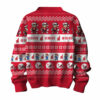 Huskers Santa Go Big Red Ho Ho Ho Christmas Ugly Sweater 1