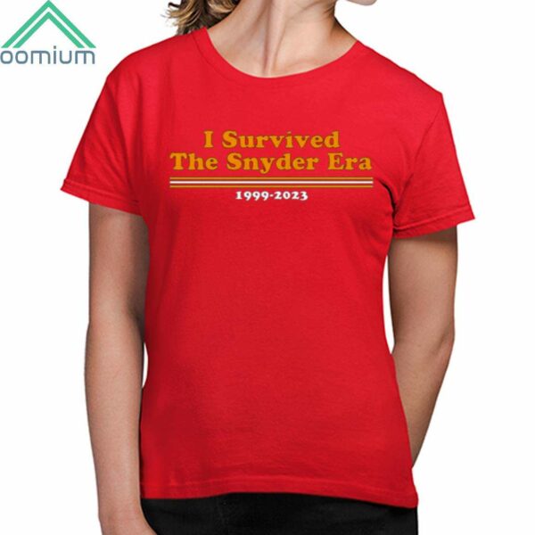 I Survived The Snyder Era 1999 2023 Shirt