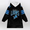 Jared Goff Detroit Football Hoodie Blanket