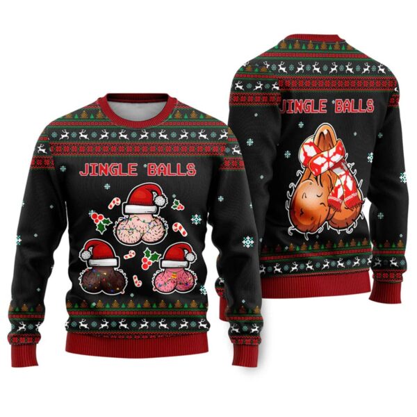 Jingle Balls Funny Ugly Christmas Sweater