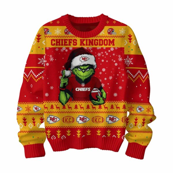 KC Chiefs Kingdom Have A Glory Christmas Ugly Sweater