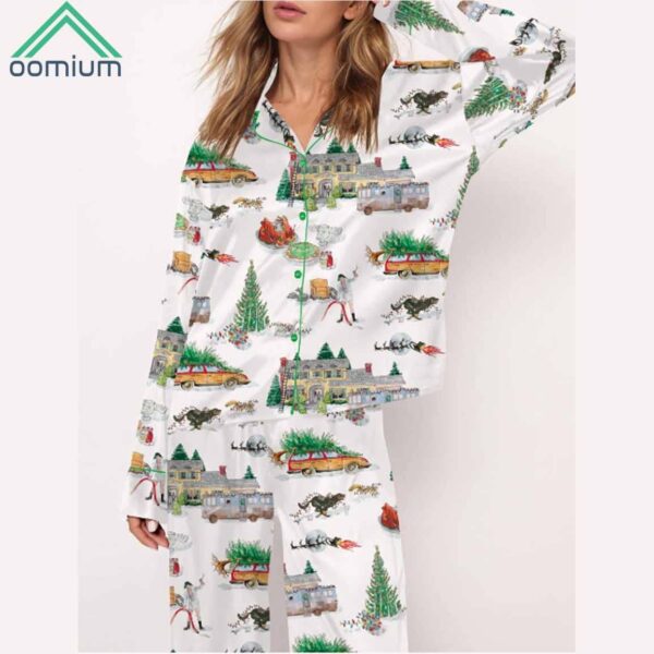 Lampoons Christmas Satin Pajama Set