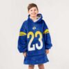 Los Angeles Football 23 Unisex Blanket Hoodie 4