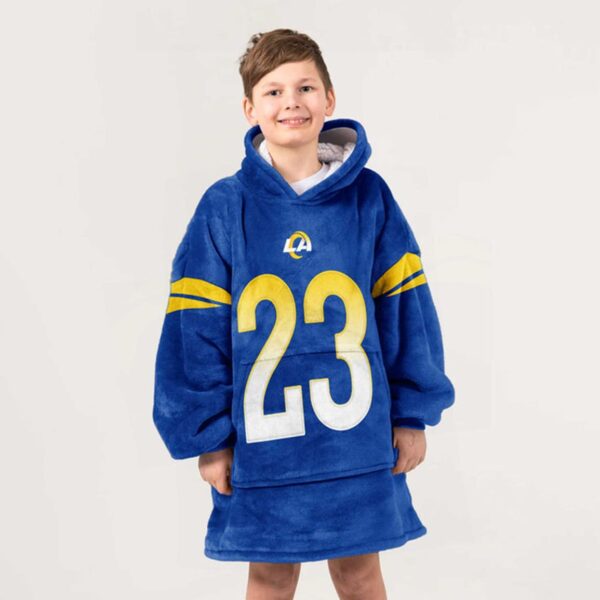 Los Angeles Football 23 Unisex Blanket Hoodie 4