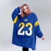 Los Angeles Football 23 Unisex Blanket Hoodie 5