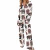 Moo Deng Satin Pajama Set