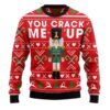 Nutcracker You Crack Me Up Ugly Christmas Sweater