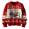 Ohio State Santa Go Buckeyes All I Want For Christmas Ugly Sweater 2