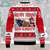 Ole Miss Hotty Toddy Gosh Almighty Ugly Christmas Sweater