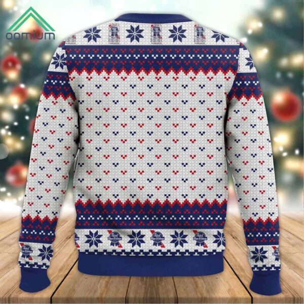 Pabst Blue Ribbon Ugly Christmas Sweater 1