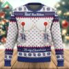 Pabst Blue Ribbon Ugly Christmas Sweater