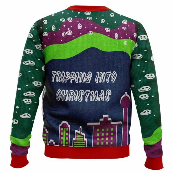 Santa Tripping Into Christmas Christmas Ugly Sweater