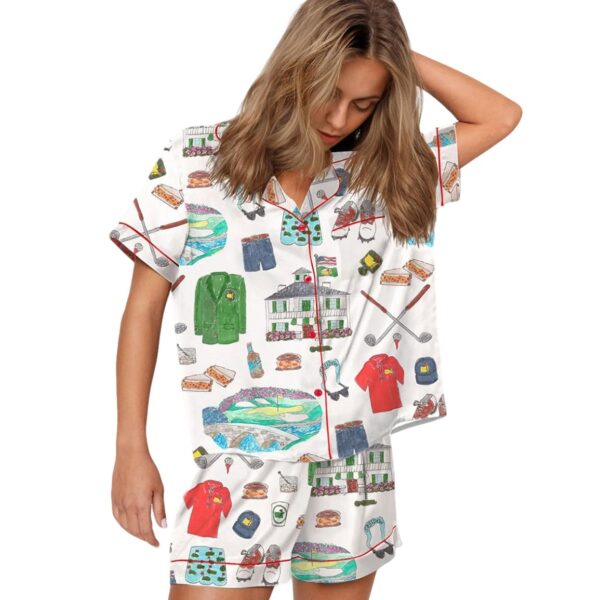 Sports Life Diary Graphic Pajama Set