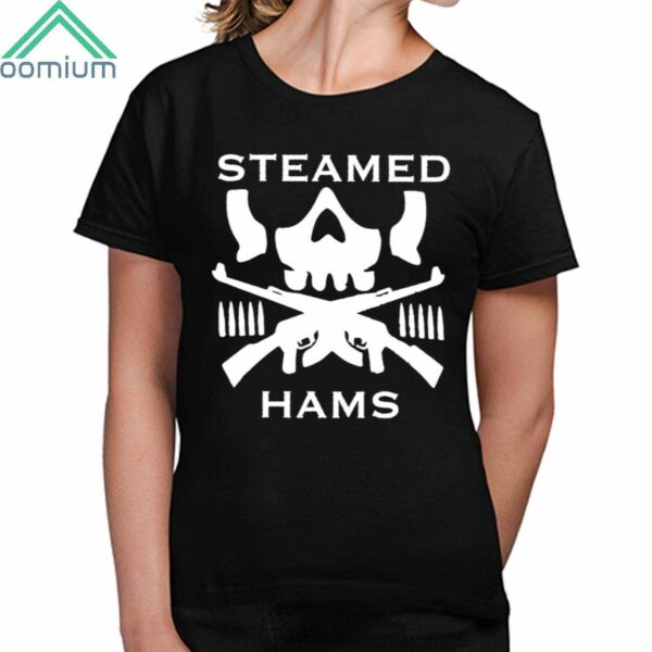 Steamed Hams Skull Guns Shirt