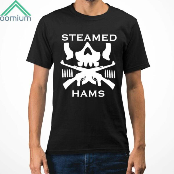 Steamed Hams Skull Guns Shirt