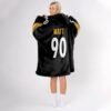 Steelers Steel Curtain 90 Football Unisex Blanket Hoodie 3