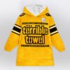 Steelers Terrible Towel Football Unisex Blanket Hoodie