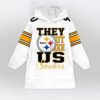 Steelers They Not Like Us 90 Football Unisex Blanket Hoodie