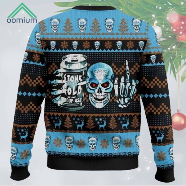 Stone Cold Christmas Ugly Sweater 1