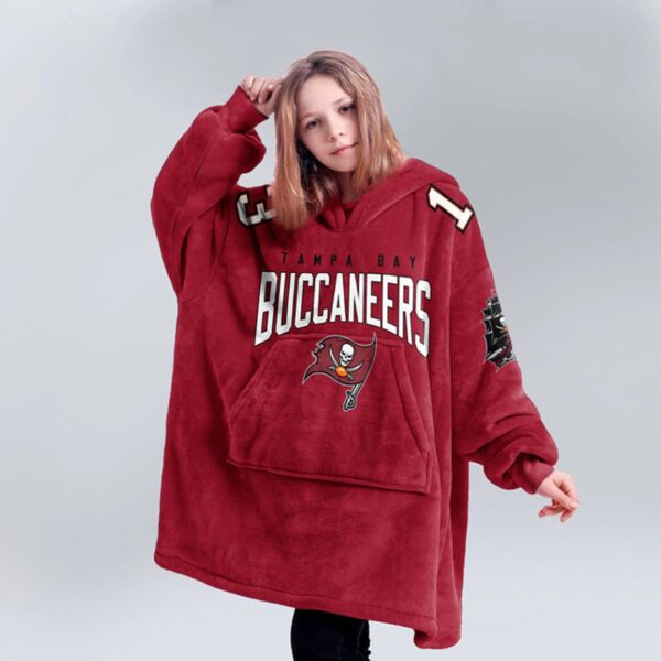 Tampa Bay Football 13 Unisex Blanket Hoodie 4