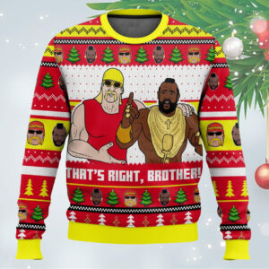 Thats Right Brother Hogan And T WWE Ugly Sweater