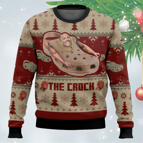 The Crock The Rock Meme Ugly Sweater