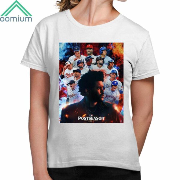 The Weeknd Dancing In The Flames Postseason 2024 Shirt