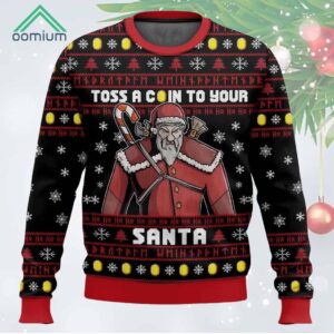 The Witcher Santa Claus Ugly Christmas Sweater