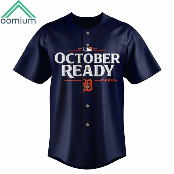 Tigers 2024 October Ready Postseason Baseball Jersey 1