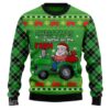 Tractor Santa Christmas Is Better On The Farm Ugly Christmas Sweater