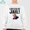 Trump Because Youd Be In Jail Shirt