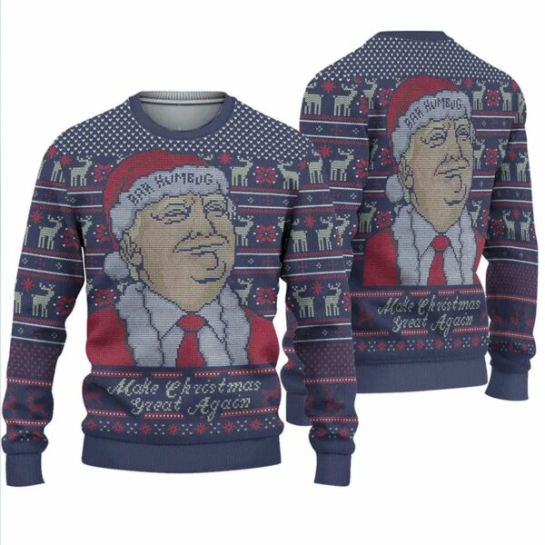 Trump Make Christmas Great Again Ugly Sweater